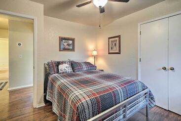 بيت ريفى Home W/ Screened Porch ~ 10 Miles To Dtwn Okc!