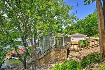茅舍 Lakefront Rocky Mount Retreat W/ Swim Dock!