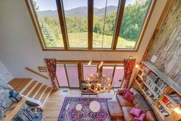 بيت ريفى Architect Designed Franconia Home: Hot Tub & Views