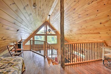 קוטג'' Adirondack Cabin On Private Lake Near Glenfield!