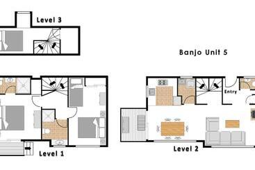 בית מלון כפרי Banjo 5 Two Bedroom And Loft With Alpine Views And Fireplace