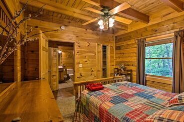 بيت ريفى Cabin On 22 Acres W/ Patio   3 Mi To Blowing Rock!