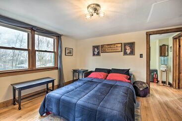 茅舍 Pet Friendly Bartlett Farmhouse W/ Deck!
