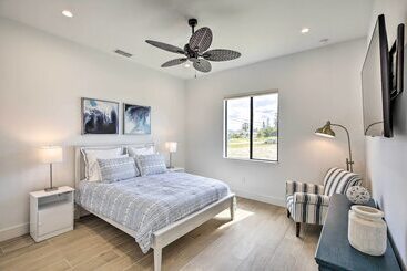 بيت ريفى Private Pool: Canalfront Home In Cape Coral