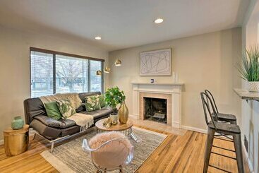 Сельский дом Chic Salt Lake City Home < 2 Mi To Downtown!