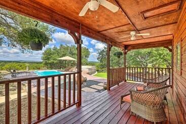 별장 Dripping Springs Cabin W/ Pool, Hill Country Views