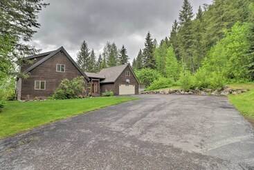 بيت ريفى Quiet + Elegant Whitefish Home W/ Hot Tub