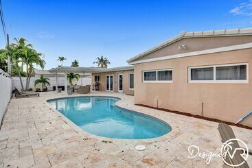 بيت ريفى 6 Br With Heated Pool Close To Beach