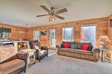 کلبه Cabin W/ Fire Pit: 5 Mi To Cataloochee Skiing