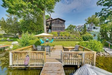 コテージ Pet Friendly Queensbury Home W/ Screened Porch