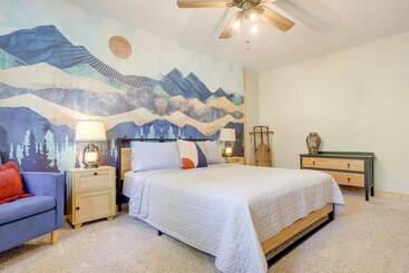 קוטג'' Stylish Angel Fire Cabin W/ Deck   2 Mi To Ski Mtn