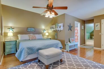 بيت ريفى Spacious + Family Friendly Home In Chincoteague!