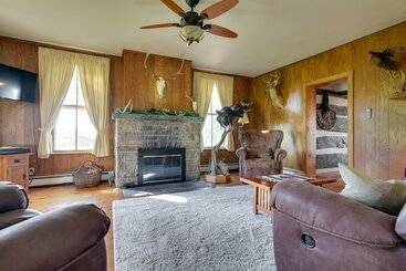 コテージ Rustic Wellsville Home   5 Mi To Roundtop Mountain