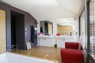 민박 Suite De Luxe Dans Maison D Architecte Pour Les Jeux Olympiques Paris 2024