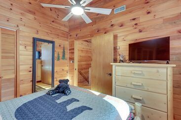 별장 Family Friendly Ellijay Cabin W/ Studio & Mtn View