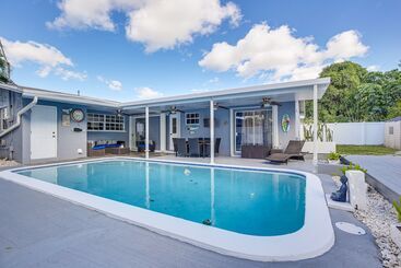 بيت ريفى Sun Soaked Home W/ Pool In Lauderdale Lakes!