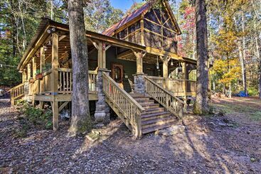 بيت ريفى 5 Acre North Georgia Mountain Retreat W/ Creek!