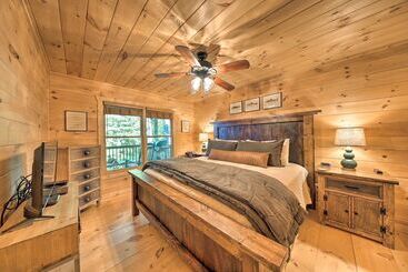 بيت ريفى Blue Ridge Hideaway W/ Fire Pit & Mtn Views!