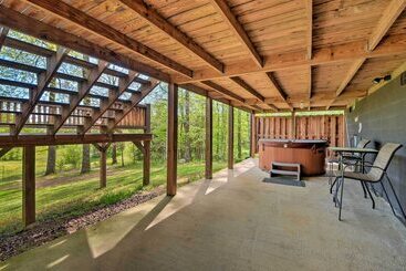 별장 Cozy Trenton Cabin W/ Spa ~15 Mi To Lookout Mtn!