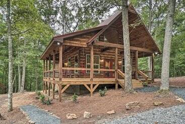 별장 Peaceful Cabin On 3 Private Acres: Deck & Fire Pit