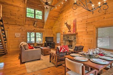 별장 Peaceful Tignall Cabin On Strom Thurmond Lake!