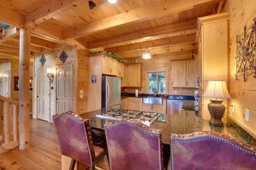 별장 Pet Friendly Sky Valley House W/ Game Room & Views