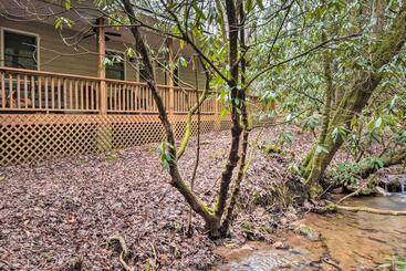 Secluded  Lavinder Laurel Leaf Cottage  Near Creek