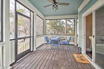 بيت ريفى Waterfront Colonels Island Home: Shared Dock!