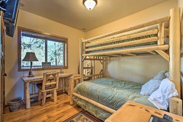 茅舍 4 Mi To Snow Summit: Cabin W/ Mtn Views & Decks