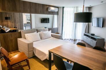 شقة فندقية Estúdio Novo Com Serviço De