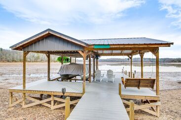 קוטג'' Lakefront Hodges Home W/ Dock ~ 6 Mi To Downtown!