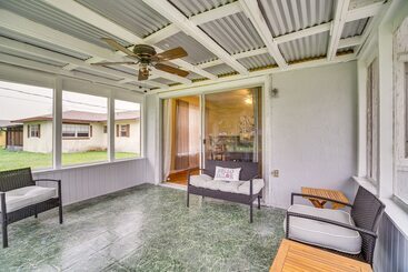 بيت ريفى Palm Bay Home W/ Screened Porch   8 Mi To Beaches!