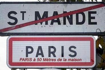 مبيت وإفطار Chambre Privée Avec Petit Déjeuner Dans Maison De Ville   Saint Mandé  Paris