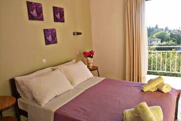 관광객 아파트 Corfu Villa Rainbow