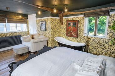 レジデンス Luxury 3 Bed Manor House Hot Tub Cinema Room Skytv