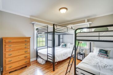 茅舍 Waterfront Lake Gaston Home W/ Private Dock!