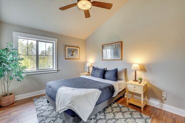 بيت ريفى Donnelly Cabin W/ Hot Tub < 1 Mi To Boulder Creek!