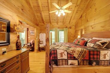 Сельский дом Hot Tub & Trail Access: Relaxing Marion Cabin