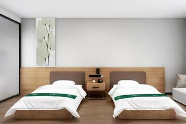 בית מלון כפרי Greentree Inn Tianjin Wuqing Development Zone Wanda Plaza