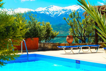 コテージ Anna Malai Traditional Cretan Villa