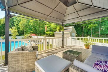 コテージ Pool, Yard & Game Room: Family Home In Kunkletown