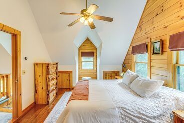 کلبه Spacious Wilmington Cabin: Walk To Lake