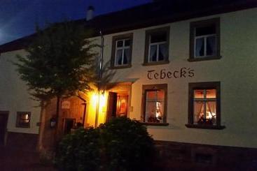 فندق صغير Ferienwohnungen Bistro Tebecks