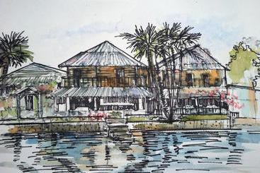 호스텔 The Riverside Guest House