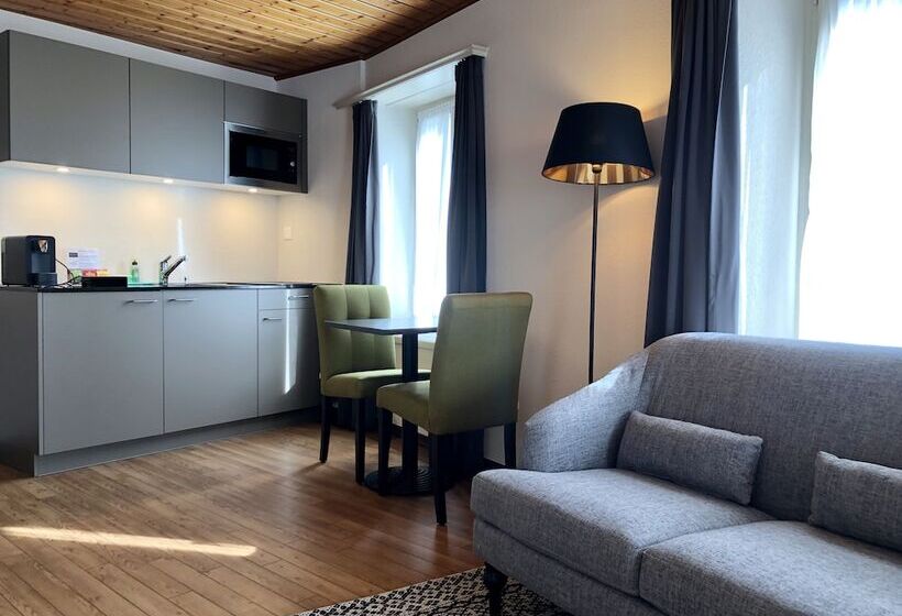 בית מלון כפרי Marco Polo Business Apartments Sonne   Bremgarten