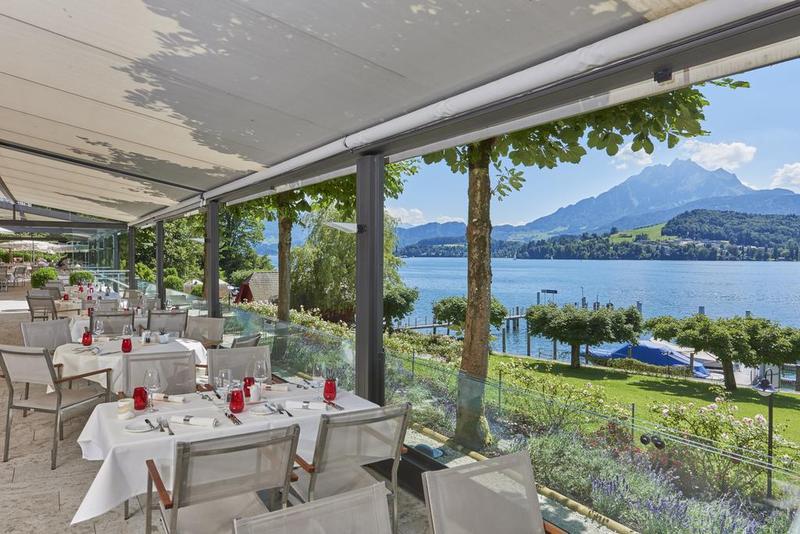 ホテル Hermitage Lake Lucerne Beach Club & Lifestyle