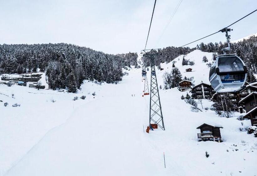 酒店 Hôtel Alpina   Swiss Ski & Bike Lodge Grimentz