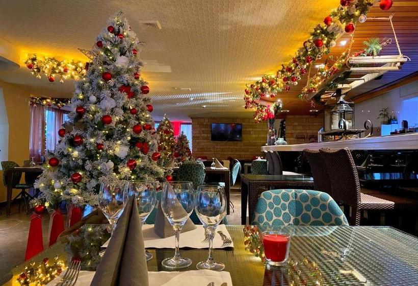 酒店 Restaurant La Porte D Octodure