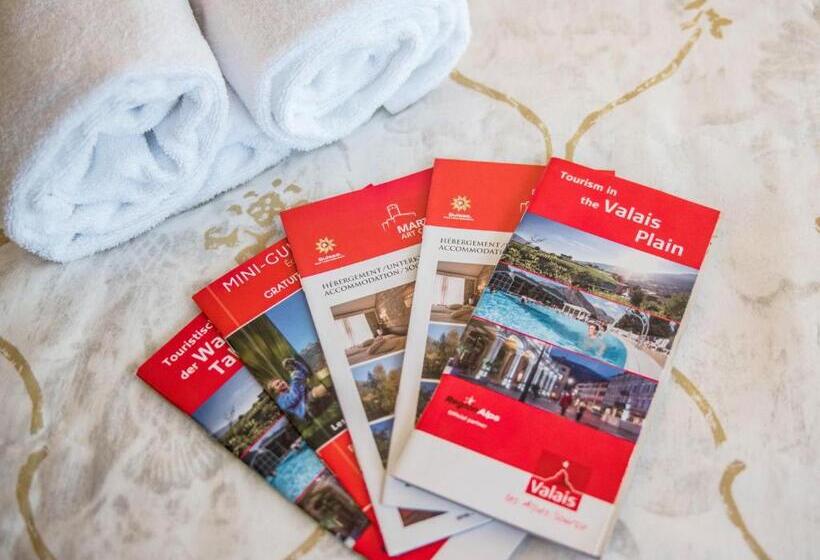 酒店 Restaurant La Porte D Octodure