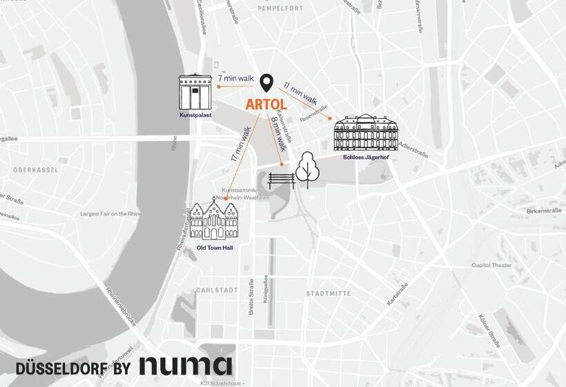 فندق Numa I Artol Rooms & Apartments